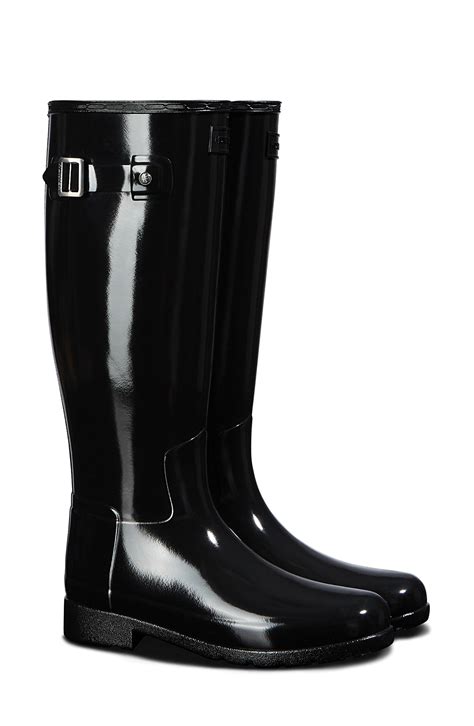 Lyst Hunter Original Refined Gloss Tall Rain Boot In Black