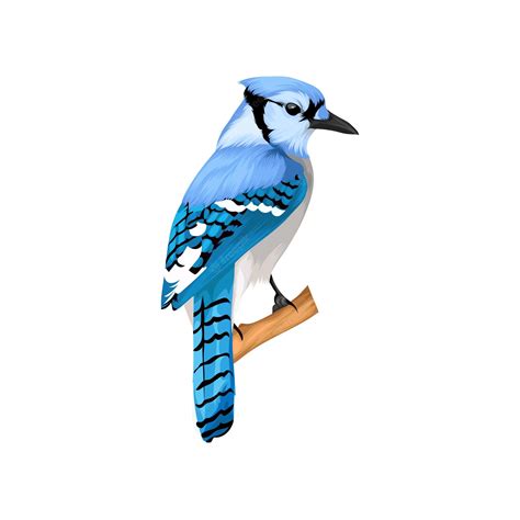 Premium Vector Blue Jay Bird Vector