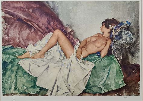 Reclining Nude III Russell Flint Print