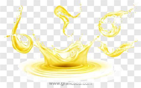 Vegetable Oil Splash Png Images Pack Free Download Graficsea