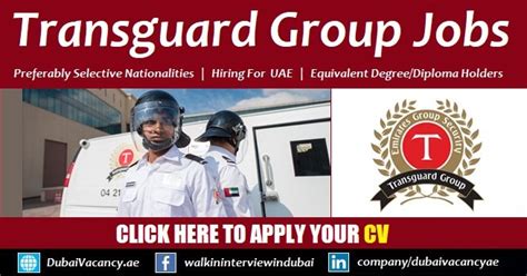 Transguard Careers 2024 Apply For Transguard Group Jobs