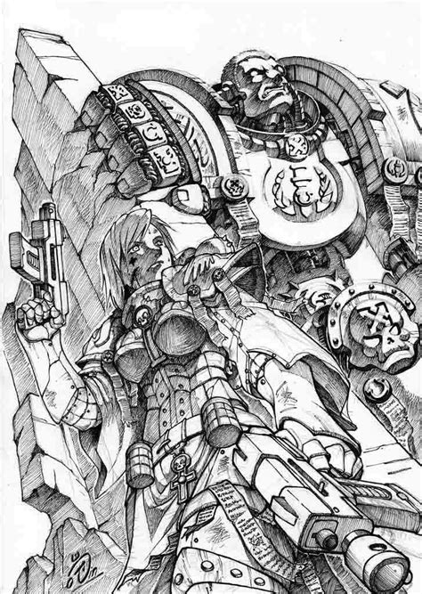 For battle sisters exclusively, i would build the kit as: Adeptus Sororitas, Artwork, Pen And Ink, Sisters Of Battle ...
