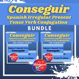 Conseguir Spanish Irregular Present Tense Verb Conjugation For PowerPoint