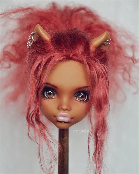 Custom MH Dolls By Neko Gu Custom Monster High Dolls Doll Face Paint