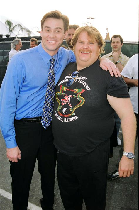 Jim Carrey and Chris Farley 1997 : r/OldSchoolCool
