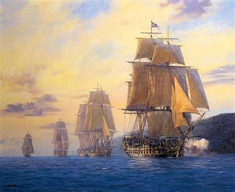 Paintings British Navy Sailing Ships Of The Line Корабль Парусники