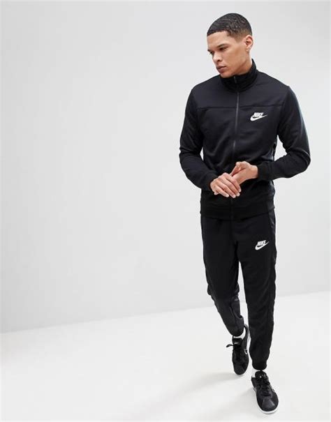 Nike Nike Poly Tracksuit Set In Black 861774 010