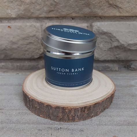 sutton bank scented tin candle yorkshire rose candles