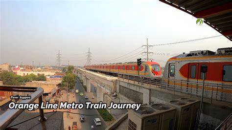 Pakistans Orange Line Metro Train Lahore Journey Youtube