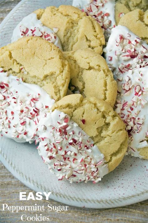 Easy Peppermint Sugar Cookies Are The Best Christmas Cookie Recipe