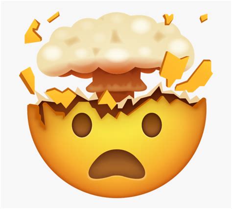 Brain Exploding Emoji Mind Blown Emoji Png Share The Best S Now