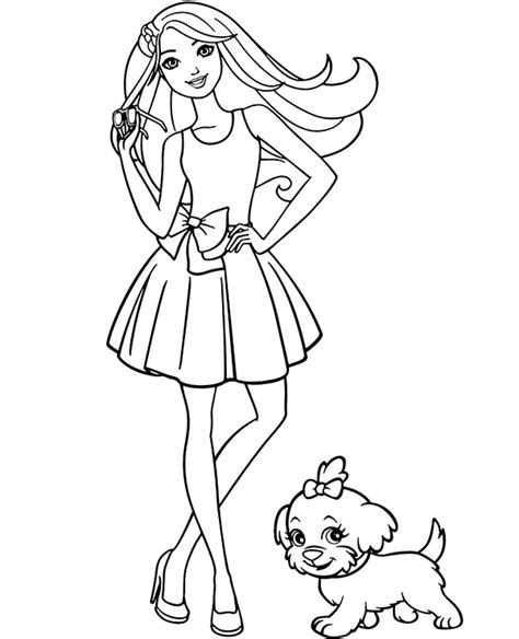 The doll is produced by mattel, inc., and is a major source of revenue for the company. Barbie Dolls Coloring Pages - Coloring Home