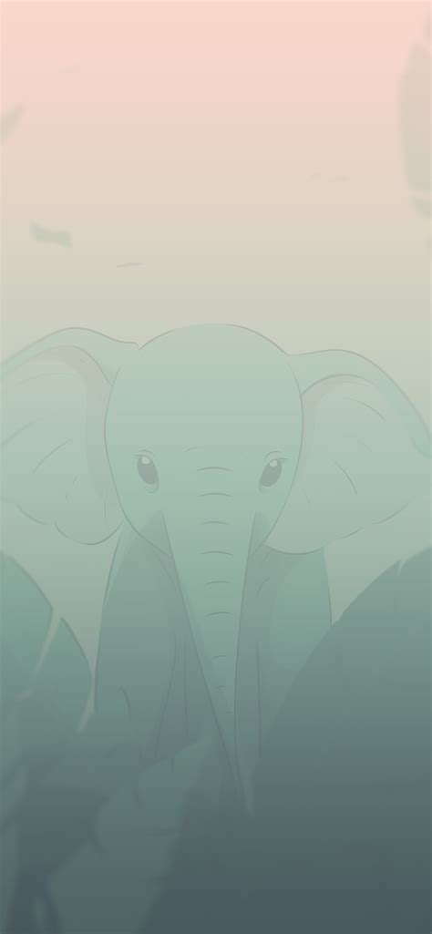 Kawaii Elephant Wallpaper