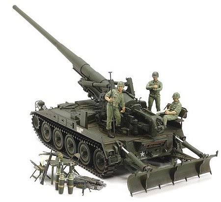 Us Self Propelled Gun M Vietnam War Plastic Model Military Vehicle Kit Scale By