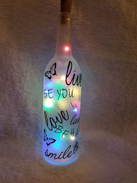 Buy Lighted Decorative Wine Bottles Only 1 Bottle Online In India Etsy