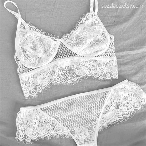 excited to share this item from my etsy shop bridal lingerie set lace bralette sexy women
