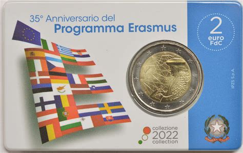 2 Euro Erasmus 2022 Stgl Italien Coincard