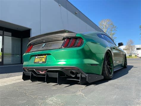 Downforcesolutions — 2015 2017 Ford Mustang “v2” Rear Diffuser