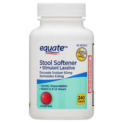 Buy Equate Stool Softener Plus Stimulant Laxative Tablets For Constipation 240 Count Online At