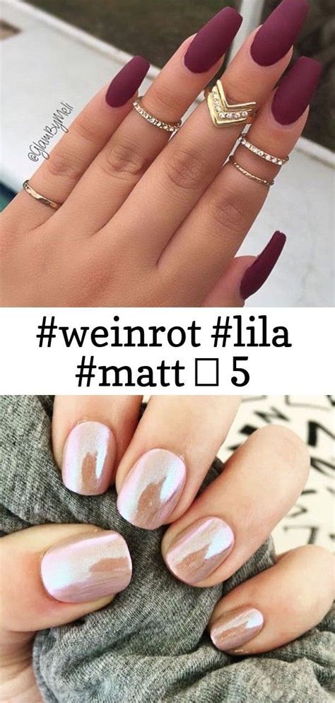 Gelnagel matt machen 3 arten. #weinrot #lila #matt … 5 en 2021 | Ongles, Ongles vernis ...