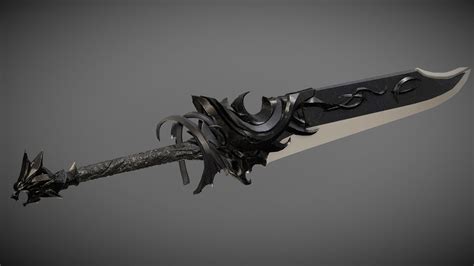 Fantasy Two Handed Sword 3d Model By Lycoris Nickxa000 0761681 Sketchfab
