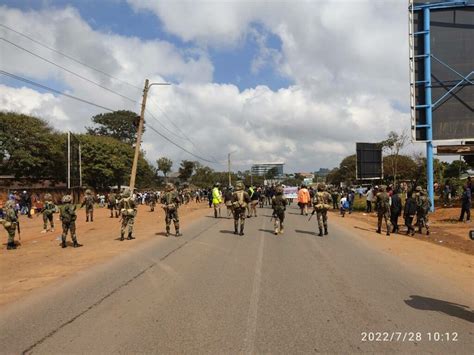 Mdf Soldiers Join Lilongwe And Mzuzu Demos Face Of Malawi