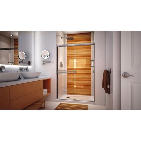 Arizona Shower Door Traditional Brushed Nickel 48 In To 49 In X 67375 In Semi Frameless Bypass