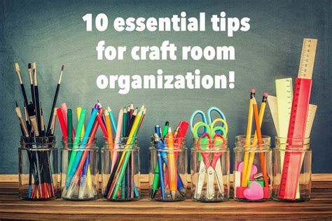 Some cool craft room organization hacks and tips: Craft Room Organization: 10 Essential Tips! - Mod Podge Rocks