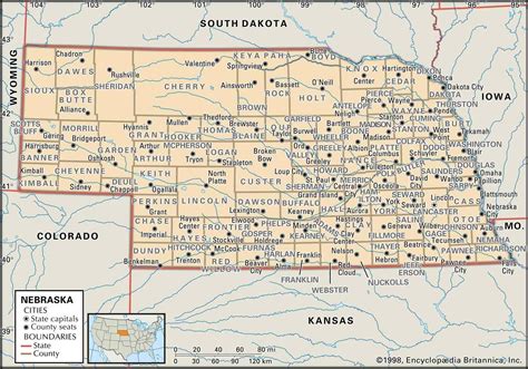 Physical Map Of Nebraska Ezilon Maps Images And Photo