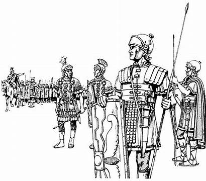 Coloring Army Ancient Rome Battlefield Pages Romeinen