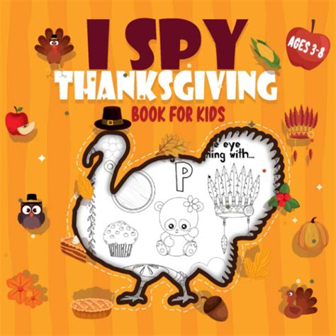 Buy I Thanksgiving Book For Kids 3 8 A Fun I Abc Activity Guessing