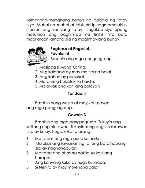 Mother Tongue Grade 2 Palawan Blogon Page 122 Flip Pdf Online