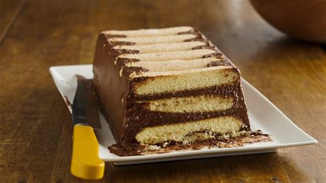 Add the amazing lady finger biscuits to your baking collection with this easy ladyfingers are a small, delicate sponge cake biscuit used in desserts such as tiramisu. Chocolate Mousse Icebox Dessert Recipe - BettyCrocker.com