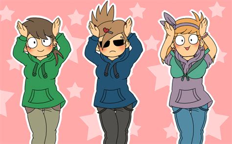 Eddsworld Animated Animated  Gender Request 3girls Arms Up