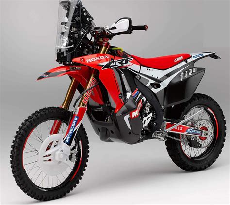Lighter thanks mainly to a revised frame and subframe. 2015 Honda CRF 450 Rally