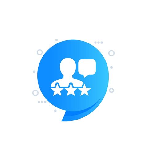 Premium Vector Customer Review Comment And Feedback Vector Icon