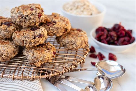 Cranberry Oatmeal Breakfast Cookies A Dash Of Macros