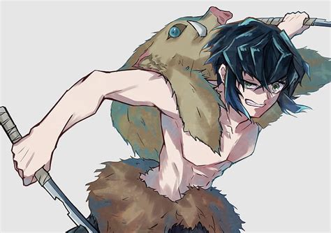 Hd Wallpaper Anime Demon Slayer Kimetsu No Yaiba Inosuke Hashibira