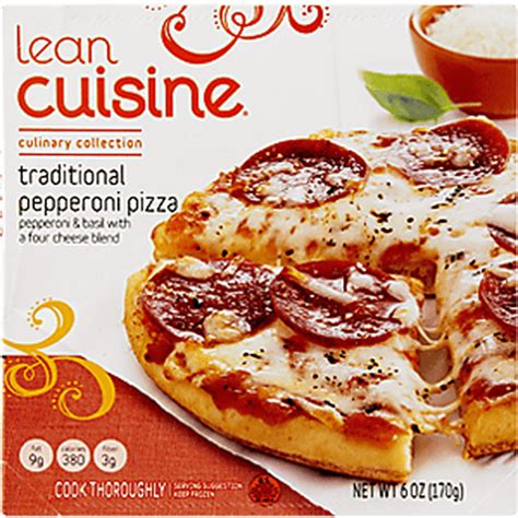 Lean Cuisine Pizza Pepperoni 6 Oz Meat Robert Fresh Shopping