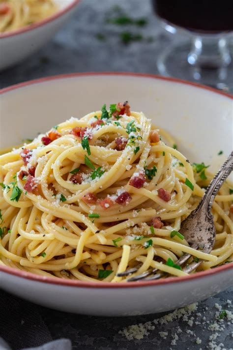 Spaghetti Alla Carbonara For Two Olivias Cuisine