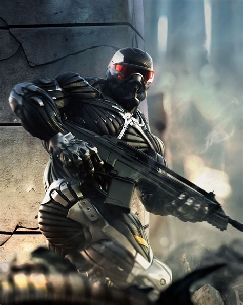 Crysis 2 Videogame Illustration Sci Fi Videogamescoolvibe