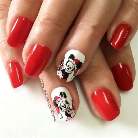 Disney Mickey Minnie Mouse Christmas Nail Art Design Christmas Nail