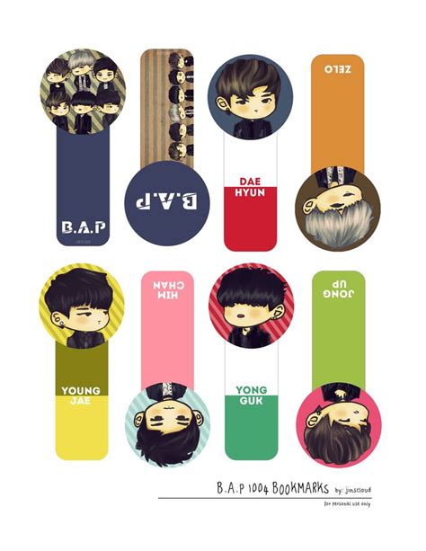 Pin By Jade Borman On Bap In 2019 Kpop Diy Bookmarks Exo Stickers