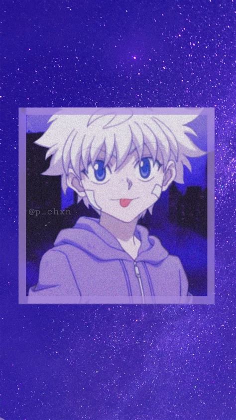 Killua Purple Aesthetic Lavandaria Wallpaper