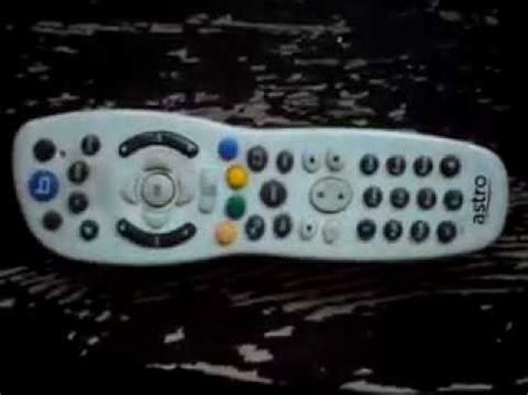 For example, remote mode button and display button. Astro Remote Control Malaysia - YouTube