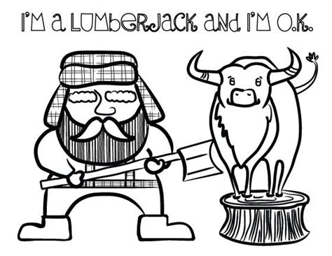 *could also double as a dance! Free Coloring Page #LumberjackAttack | Lumberjack birthday ...