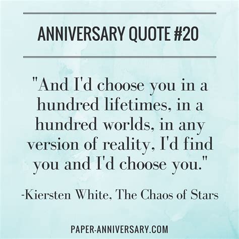 These quotes are great to write on mirrors, send him special notes, or just to express in a text to him. 20 Perfect Anniversary Quotes for Him - Paper Anniversary ...