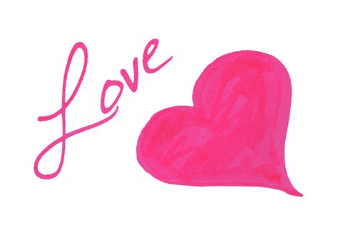 Love Heart Pink Clipart Best