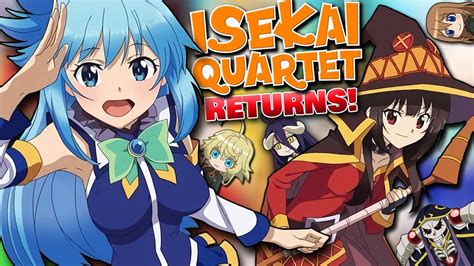 The Return Of All Isekai Quartet Series Except Re Zero Confirmed