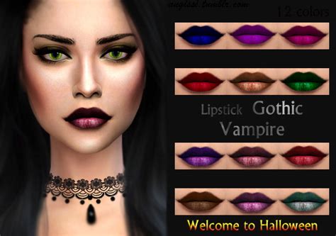Predator Eyes Gothic Vampire Lips At Angissi Sims 4 Updates